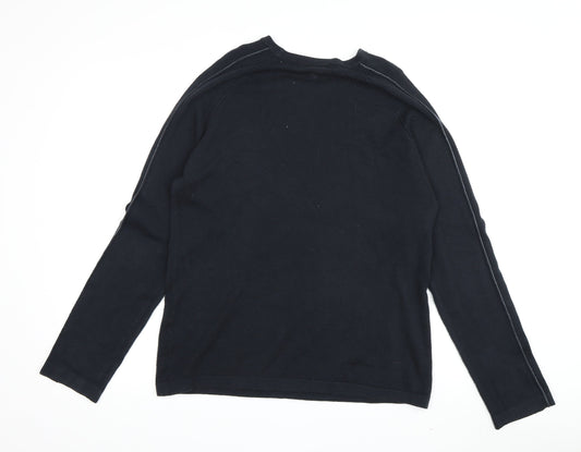 Tom Wolfe Black Men's Medium Pullover Jumper