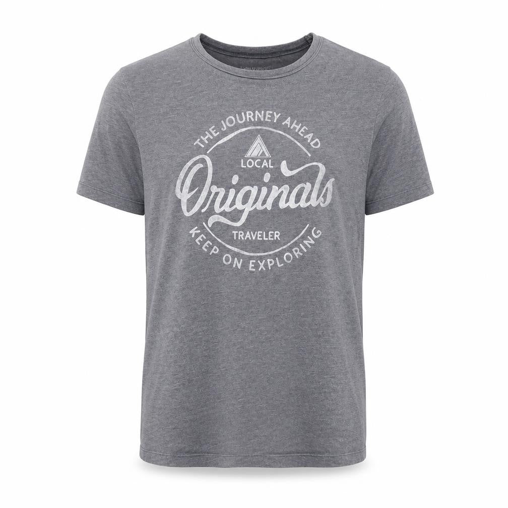 Mens UK Size S JACK & JONES Grey  Cotton Blend T-Shirt