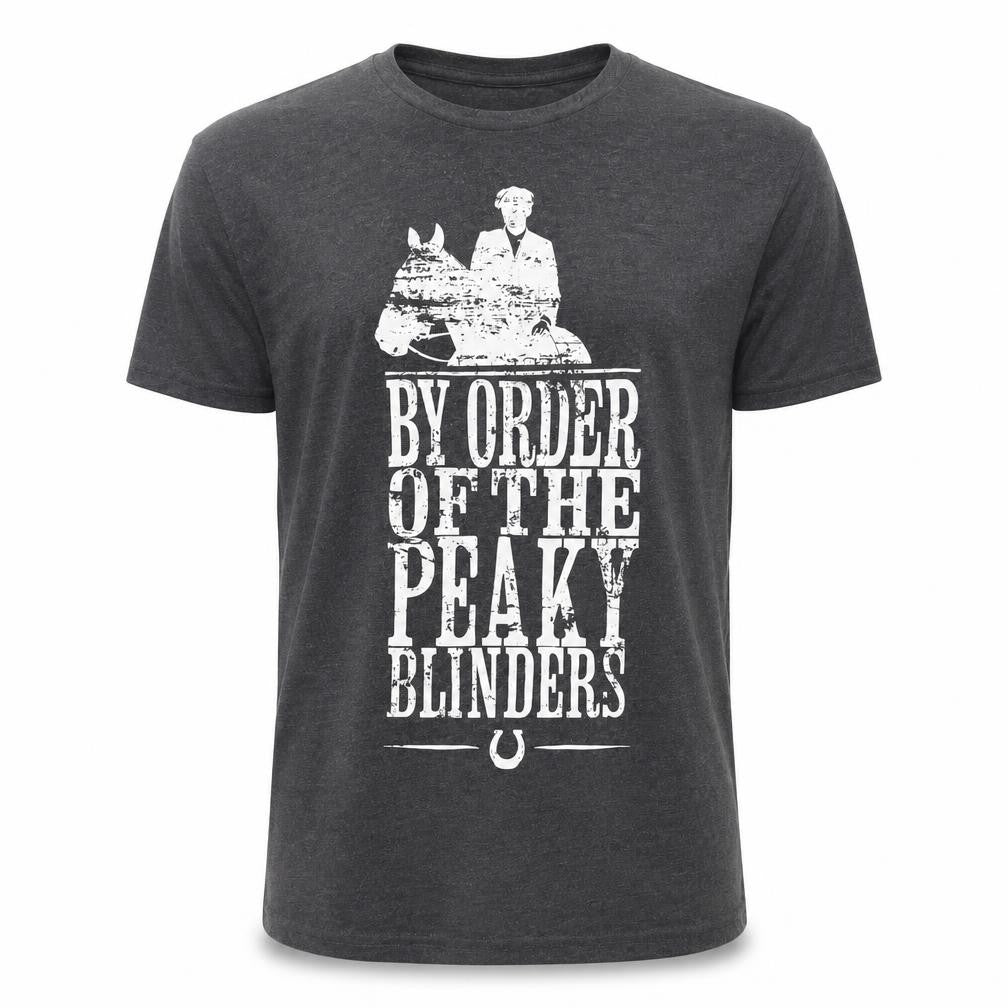 Garrison Tailors Mens Grey Peaky Blinders T-Shirt M