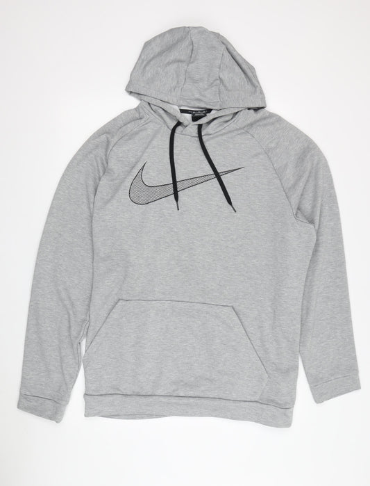 Nike Men's Grey Pullover Hoodie XXL Sportswear