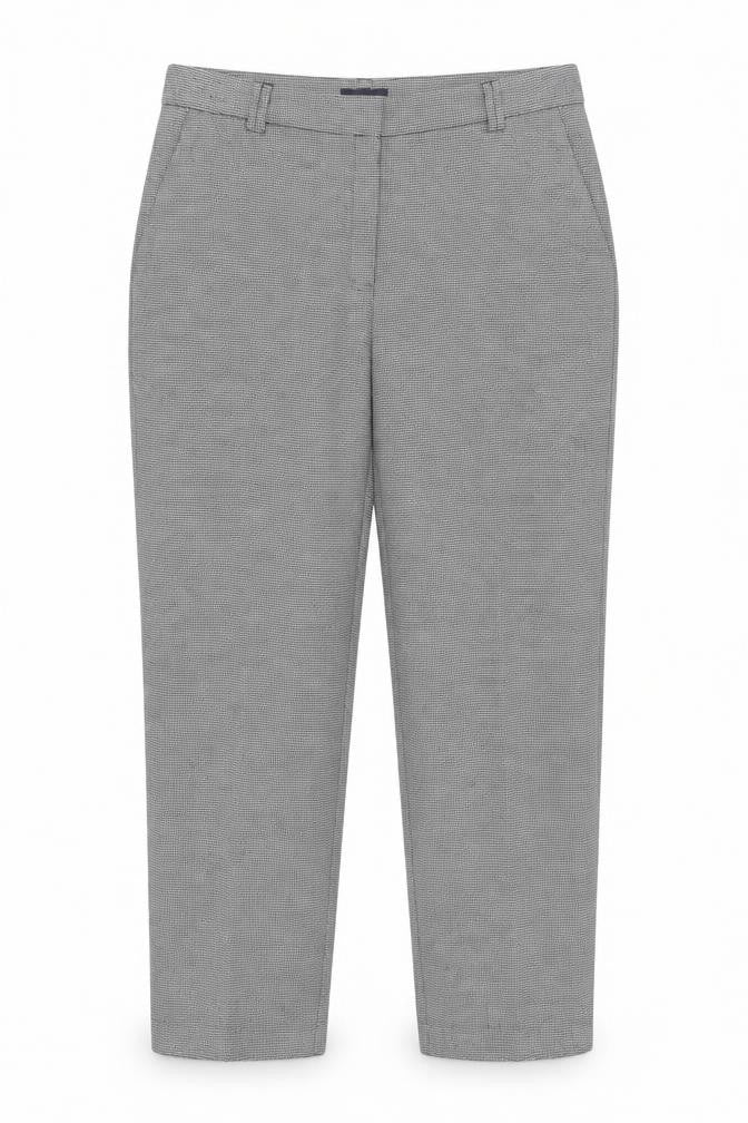 Marks and Spencer Women's Black Geometric Trousers Size 16