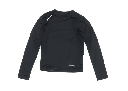 Sondico Boys Black Long Sleeve Active Top 10 Years