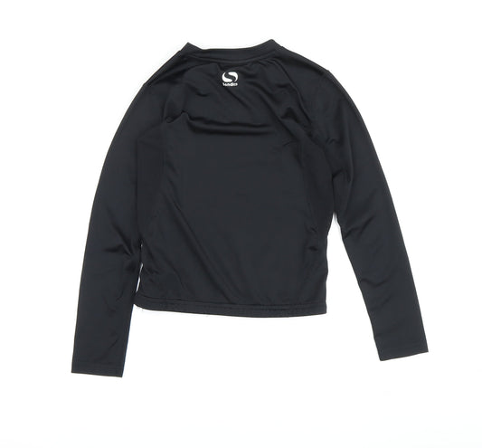 Sondico Boys Black Long Sleeve Active Top 10 Years
