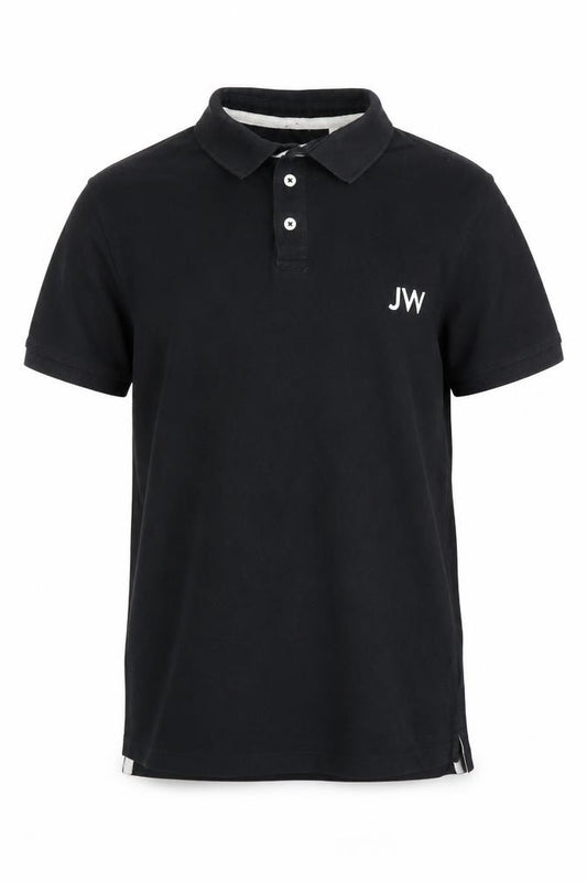 Jack Wills Men's Black S Polo Shirt Logo Accents