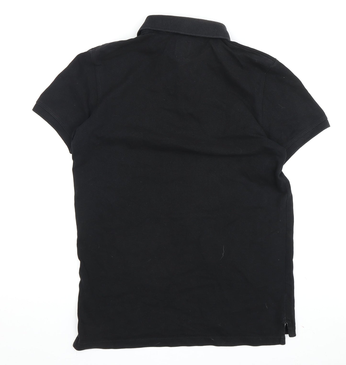 Jack Wills Men's Black S Polo Shirt Logo Accents