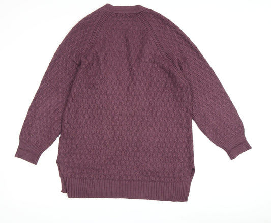 Fat Face Women's Purple Cardigan UK Size 12