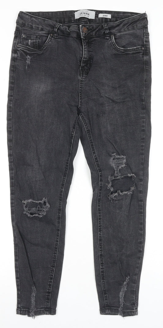 New Look Women's Black Skinny Jeans Size 14