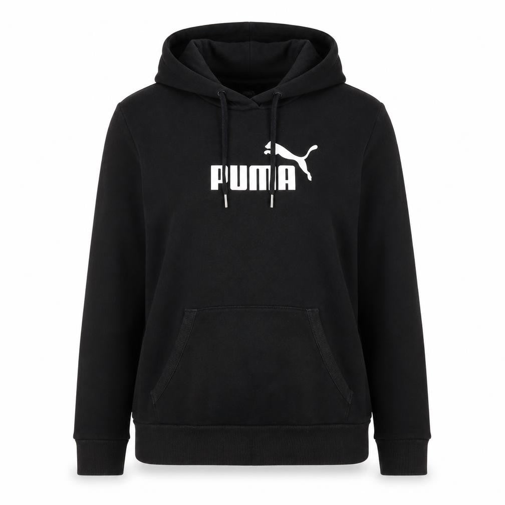 Unisex Adults UK XL Regular PUMA Black Pullover Hoodie