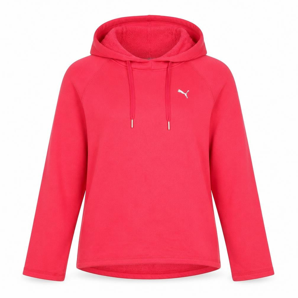 Womens UK 10 Regular PUMA Pink Pullover Hoodie