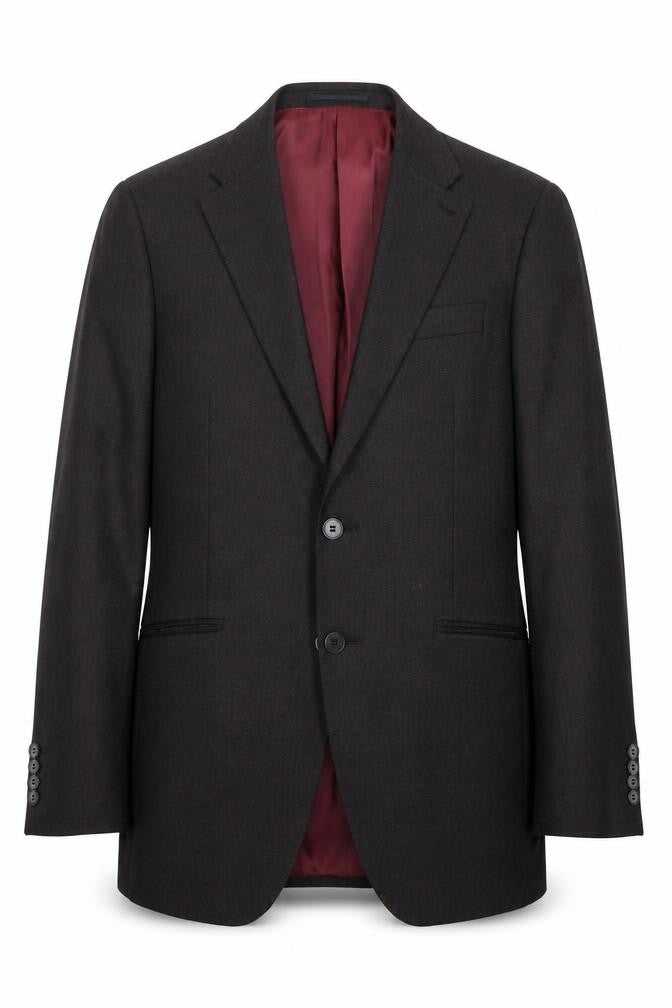 Mens 38 Chest Regular Pierre Cardin Brown Two-Button Blazer