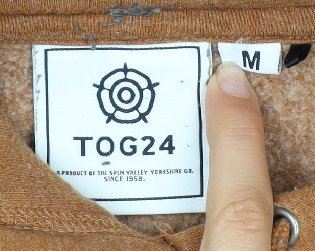 TOG24 Men’s Brown Pullover Hoodie Size M