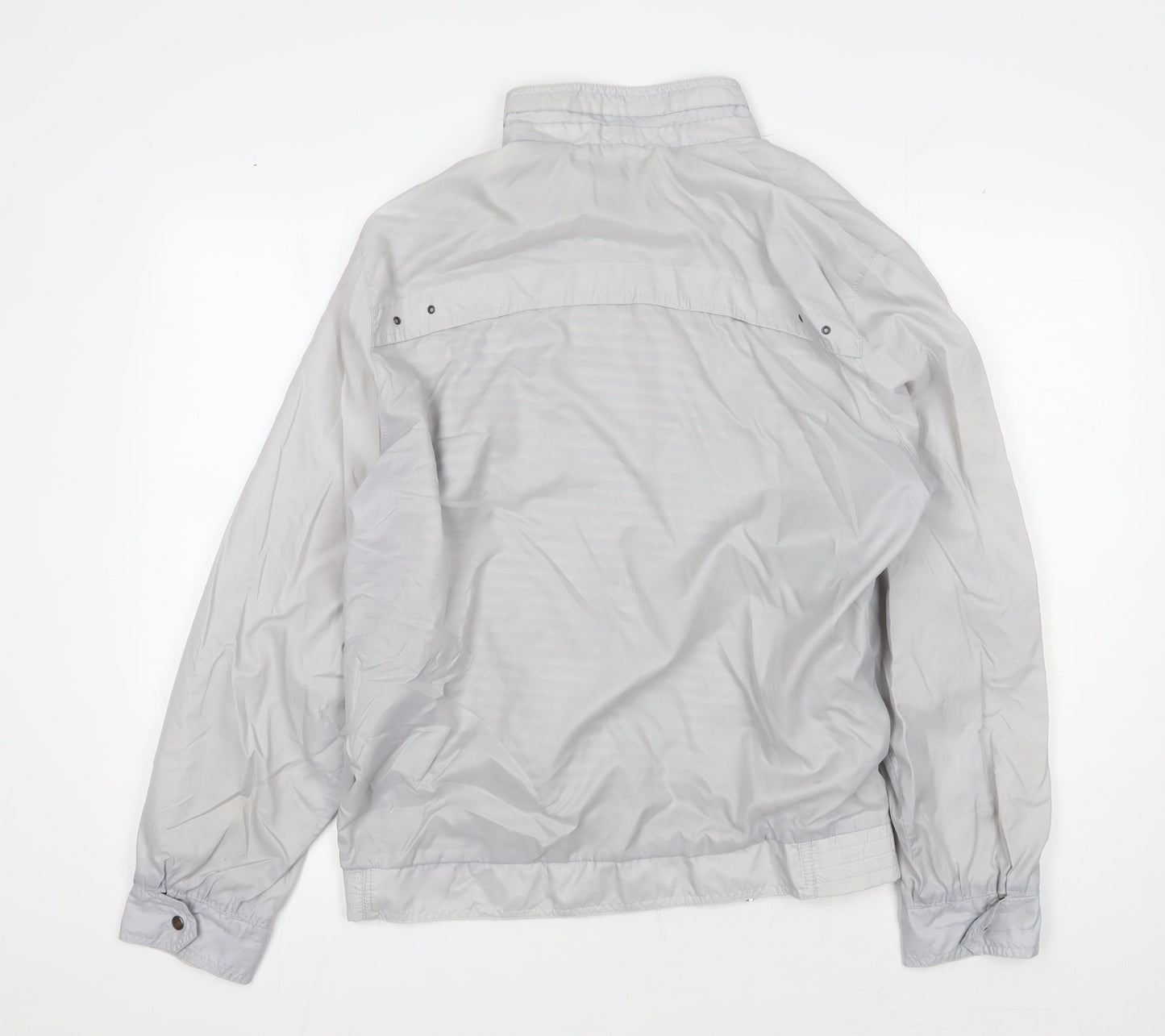 BHS Men's Grey Windbreaker Jacket L