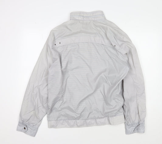 BHS Men's Grey Windbreaker Jacket L