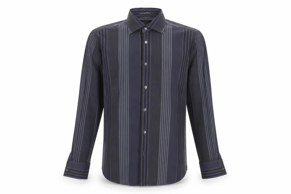 Ted Baker Men's Black Striped Dress Shirt M
