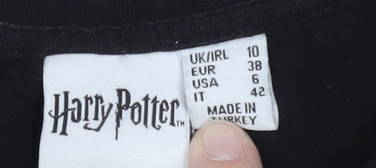 Harry Potter Unisex Adults Black Tank Top Size 10