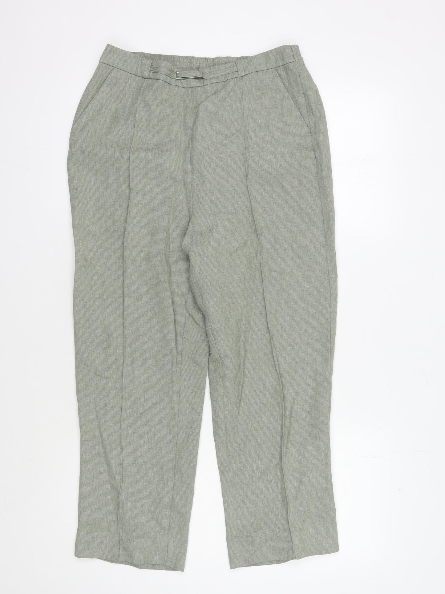 Honor Millburn Women's Grey Trousers Size 12, Elastic Waist