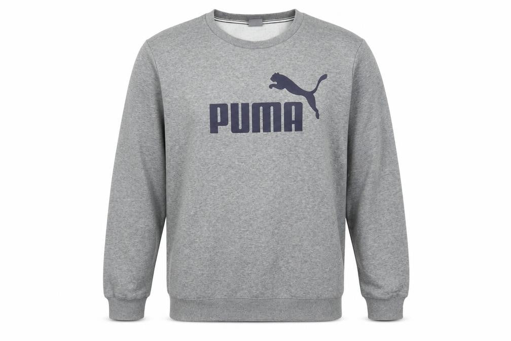 Mens UK XL Regular PUMA Grey Pullover Sweatshirt