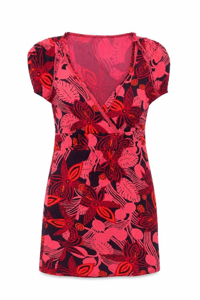 FatFace Women's Floral Shift Dress, Size 8, Multicoloured