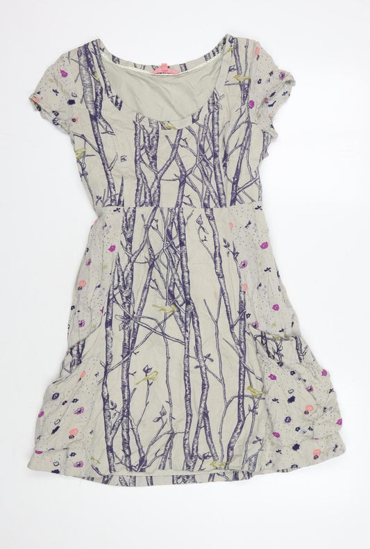 White Stuff Women's Multicoloured A-Line Dress
