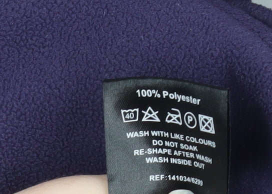 TOG24 Women's Purple Fleece Jacket Size 8 - Lightweight Casual