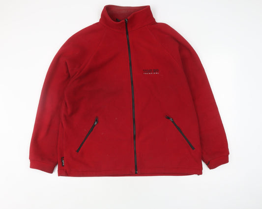 TOG 24 Men's Red Fleece Jacket XL Winter Casual