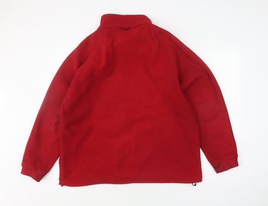 TOG 24 Men's Red Fleece Jacket XL Winter Casual