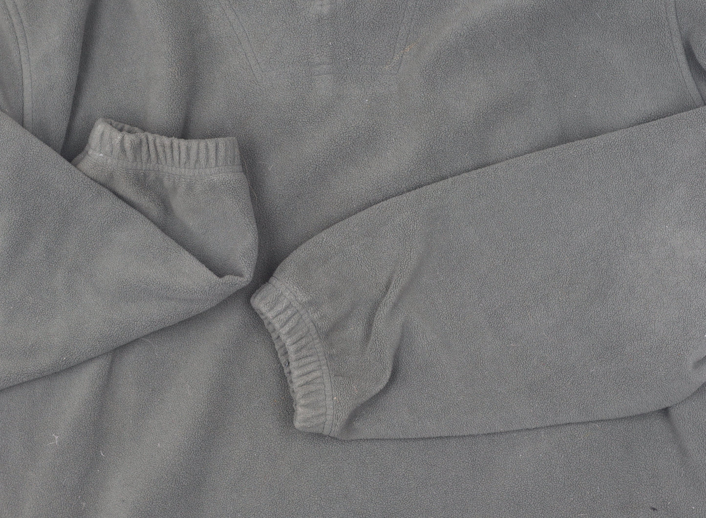Petroleum Men's Grey Fleece Pullover Sweatshirt - Size L