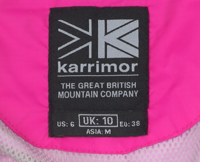 Karrimor Women's Pink Rain Jacket Size UK 10