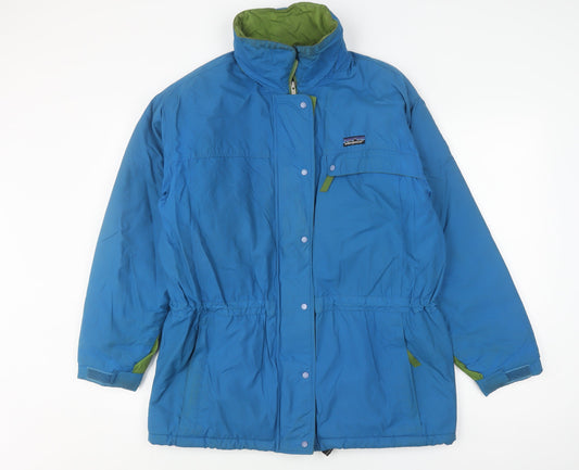 Patagonia Women's Blue Parka Jacket Size 10