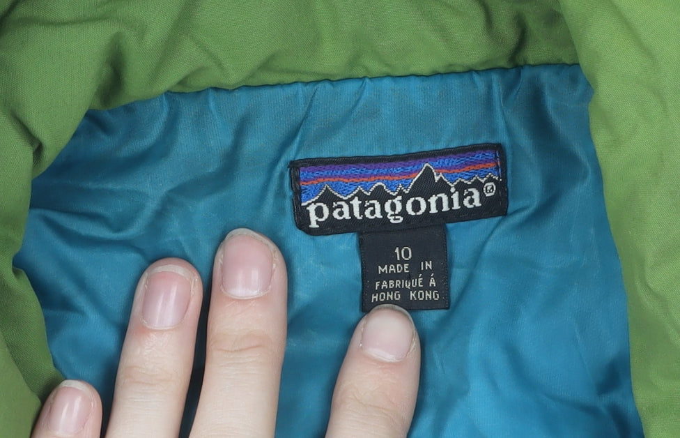 Patagonia Women's Blue Parka Jacket Size 10