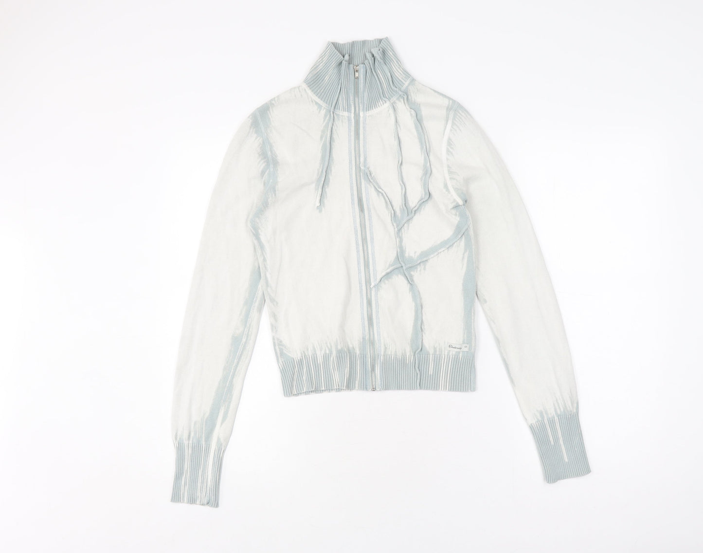 Firetrap Women's White Full Zip Jumper M