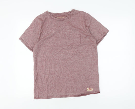 Brooklyn Men's Red Cotton T-Shirt - Size L
