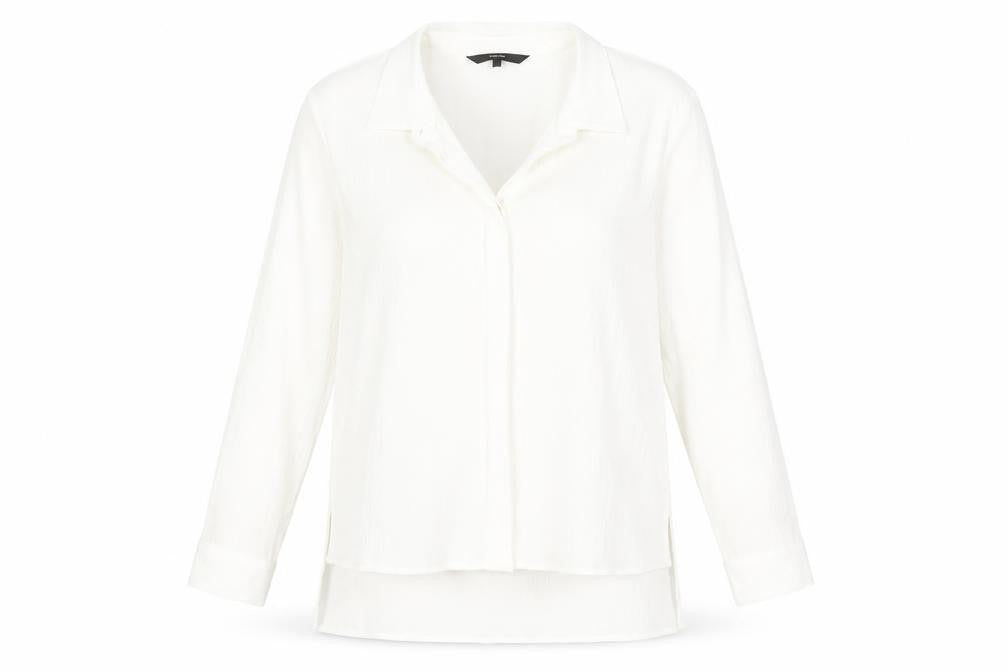 Womens UK Size L VERO MODA White Polyester Blend Blouse