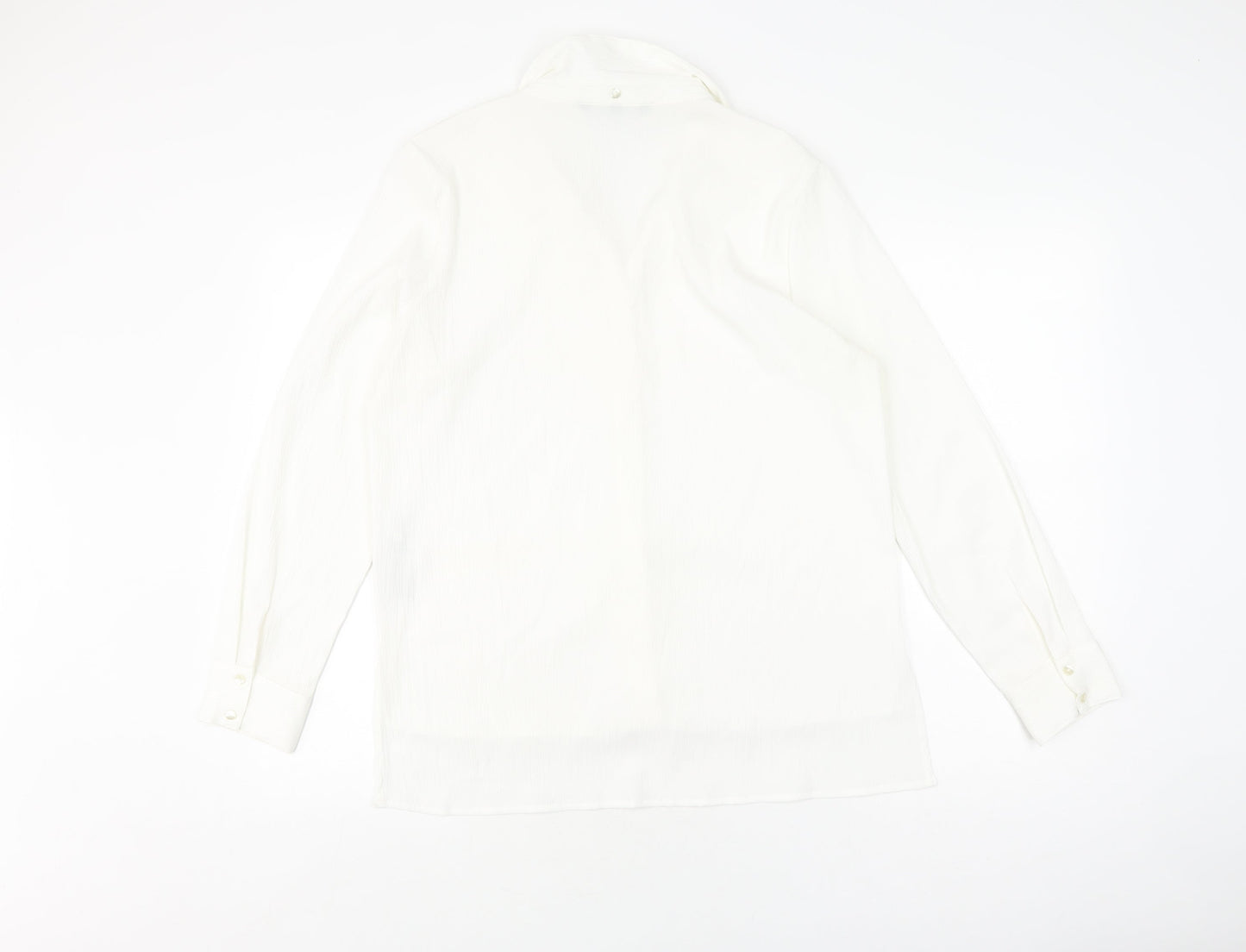 Vero Moda Women's White Blouse L - Casual Button-Up
