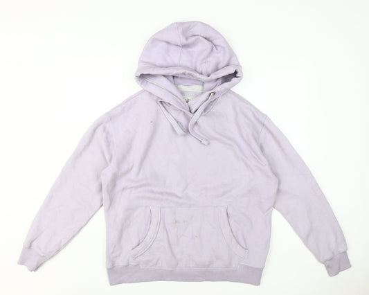 Fat Face Women's Purple Hoodie M, Casual Long Sleeve Pullover