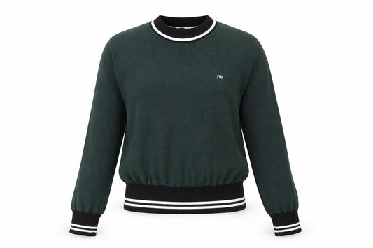 Womens UK 12 Regular Jack Wills Green Pullover Tight-Knit