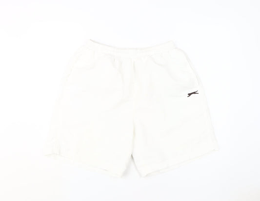 Slazenger Men's White Sports Shorts XL