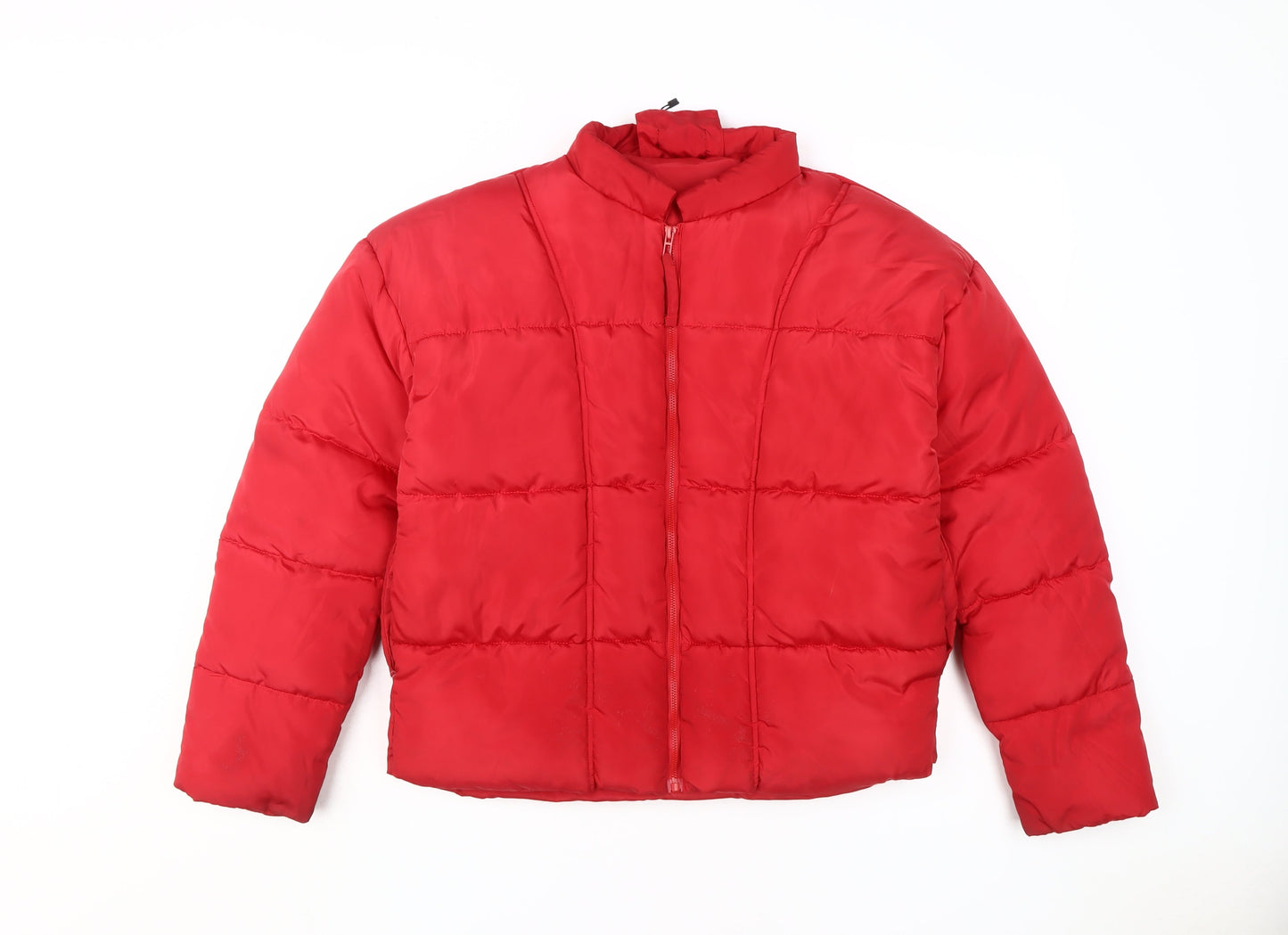 PrettyLittleThing Women's Red XS Puffer Jacket