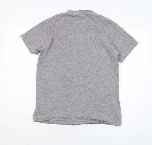 French Connection Men's Grey Sports Graphic T-Shirt Size M