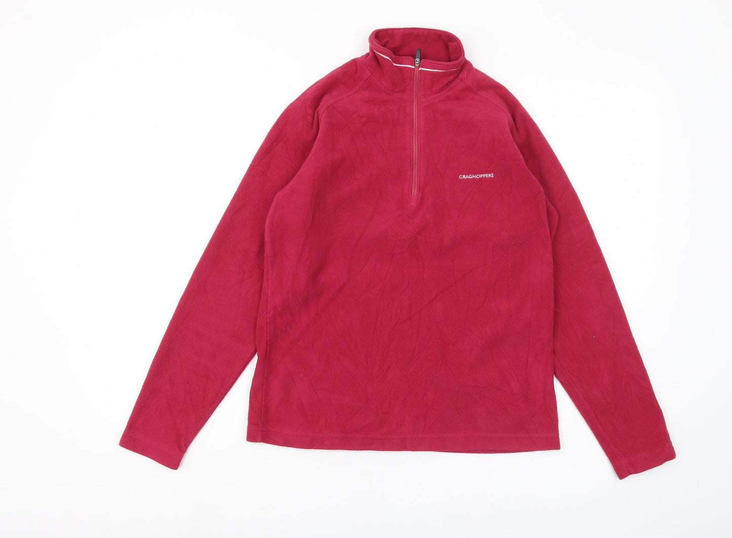Craghoppers Women's Red Fleece Henley Size 8