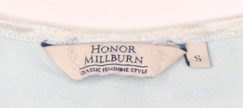 Honor Millburn Women's Blue T-Shirt, S, Casual Style