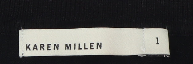 Karen Millen Women's Black Asymmetric Dress Size 10