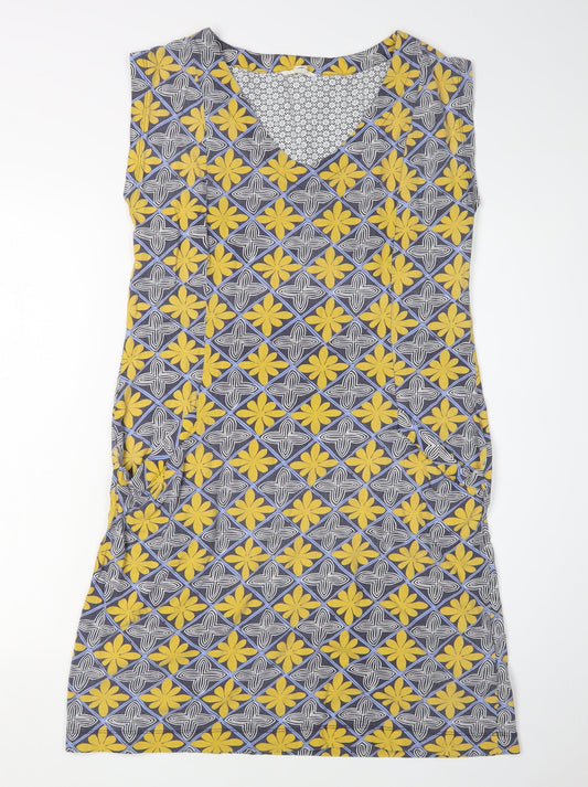 White Stuff Women's Multicoloured Shift Dress, Size 10