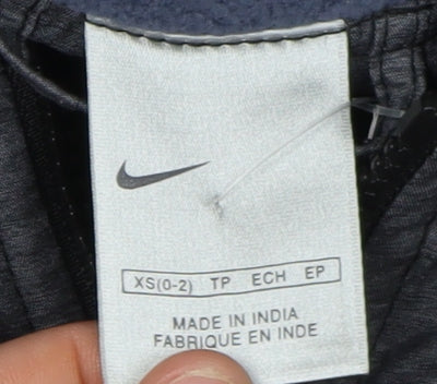 Nike Women's Black Hooded Parka Jacket XS Waterproof