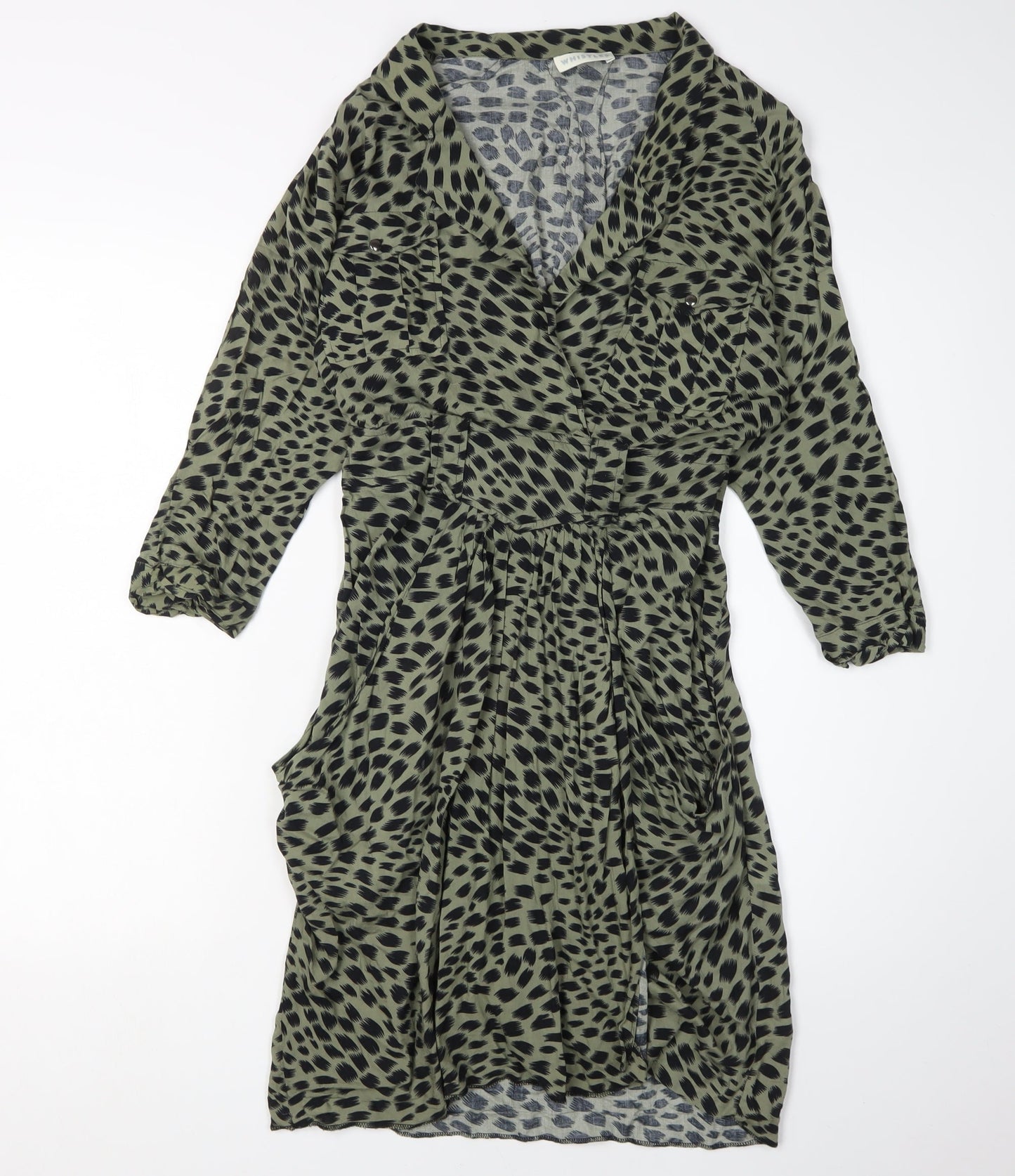 Whistles Women's Multicoloured Wrap Dress, Size 8