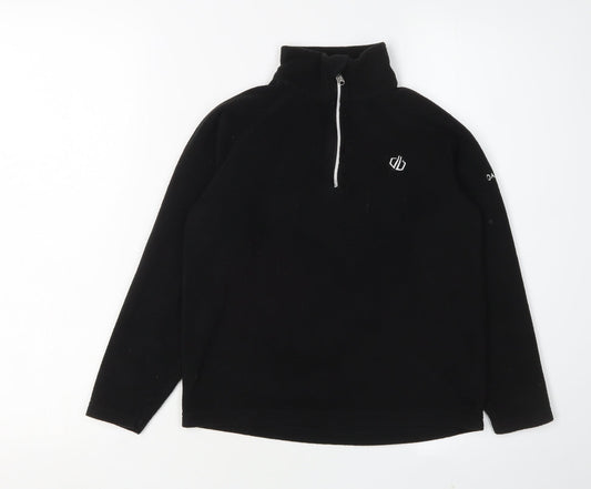 Dare 2b Girls Black Fleece Pullover Sweatshirt, Size 10 Years