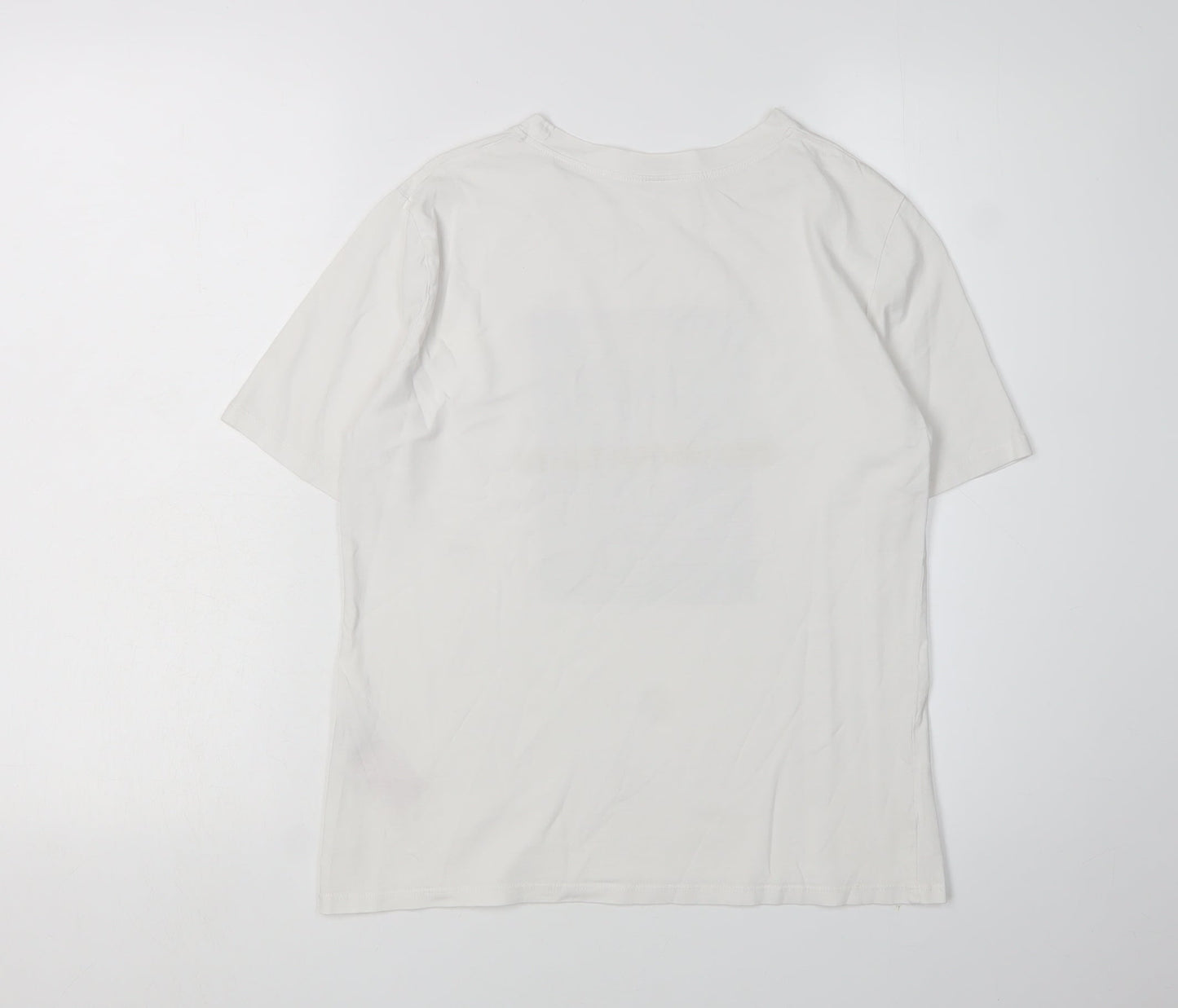 Jacqueline de Yong Women's White T-Shirt, Size S, Casual