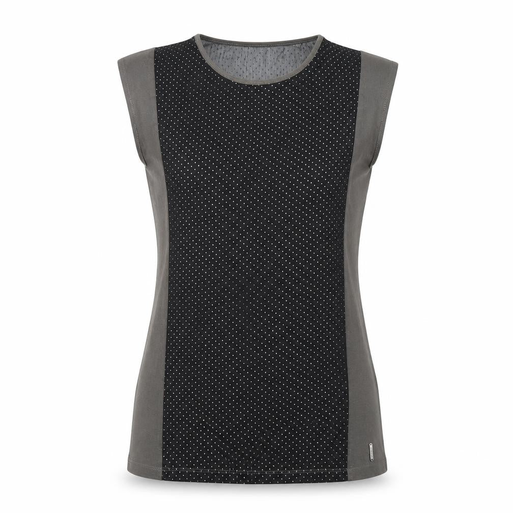 Guess Women's Black XS Sleeveless Viscose T-Shirt