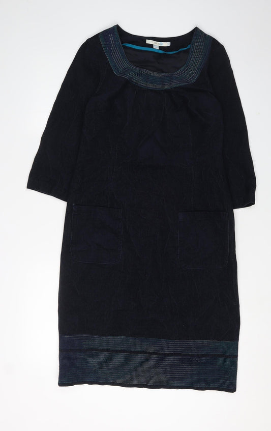 Boden Women's Black Shift Dress Size 8