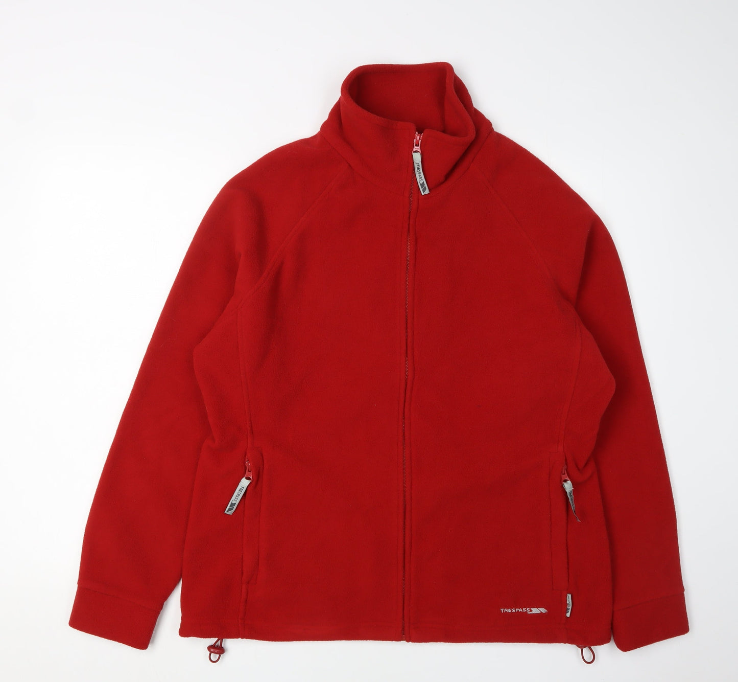 Trespass Men's Red Fleece Jacket L Full Zip Casual